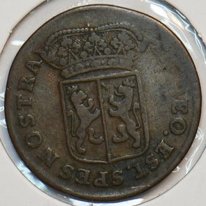 Netherlands 1760 Duit 296806 combine shipping