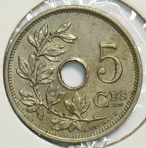 Belgium 1902 5 Centimes Double die 298547 combine shipping