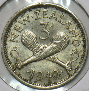 New Zealand 1940 3 Pence 152393 combine shipping