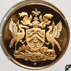 Trinidad & Tobago 1971 5 Cents Proof 904004 combine shipping