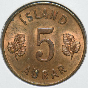 Iceland 1946 5 Aurar 192336 combine shipping