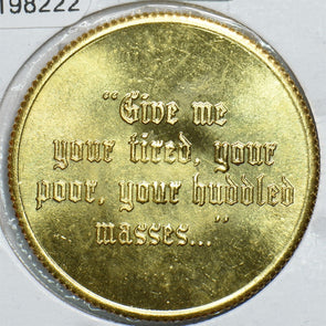 US 1990 's Token Bronze Token Statue of Liberty 198222 combine shipping