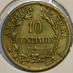 Costa Rica 1943 10 Centimos 297521 combine shipping