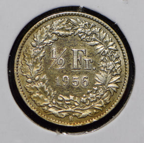 Switzerland 1956 1/2 Franc  191096 combine shipping