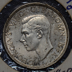 Great Britain 1946 1/2 Crown silver  190245 combine shipping