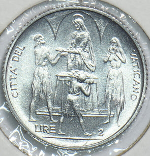 Vatican 1968 2 Lire 198428 combine shipping