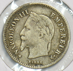 France 1867 BB 20 Centimes 0 197756 combine shipping