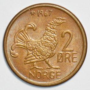 Norway 1967 2 Ore Grouse animal 298405 combine shipping