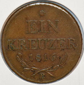 Austria 1816 B Kreuzer Eagle animal 193398 combine shipping
