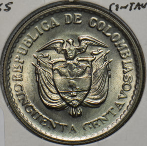 Colombia 1965 50 Centavos Eagle animal 196090 combine shipping