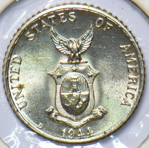 Philippines 1944 D 10 Centavos Eagle animal UNC 294949 combine shipping