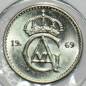 Sweden 1969 10 Ore BU 152760 combine shipping