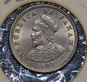 Panama 1907 1/2 Centesimo BU BU0224 combine shipping