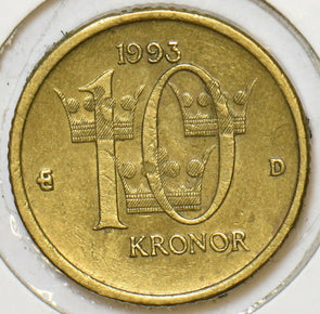 Sweden 1993 10 Kronor 903933 combine shipping