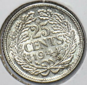 Netherlands 1944 25 Cents 151115 combine shipping