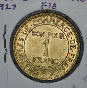 France 1927 Franc  290075 combine shipping