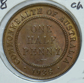 Australia 1938 1/2 Penny 150430 combine shipping