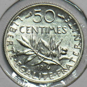 France 1916 50 Centimes 298008 combine shipping