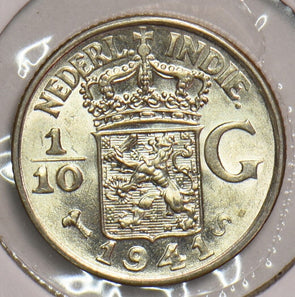 Netherlands East Indies 1941 S 1/10 Gulden 199221 combine shipping