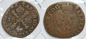 Spanish Netherlands 1616 Duit 1.76 Gram 904756 combine shipping