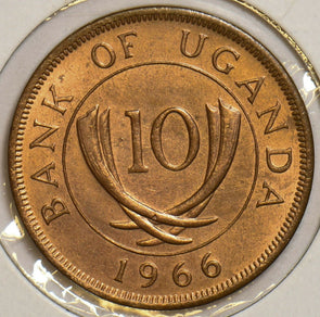 Uganda 1966 10 Cents 152961 combine shipping