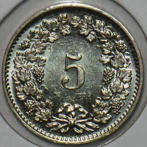 Switzerland 1974 5 Rappen UNC 152283 combine shipping