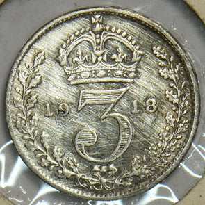 Great Britain 1918 3 Pence/Threepence 904201 combine shipping