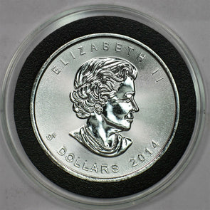 Canada 2014 5 Dollar silver 1oz silver. Marple leaf BU0559* combine shipping<br/