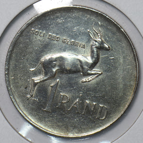 South Africa 1966 1 Rand Deer animal 193196 combine shipping