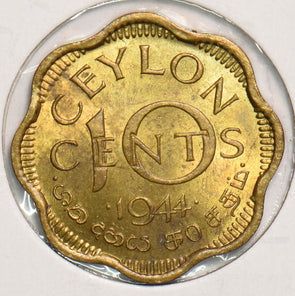 Ceylon 1944 10 Cents 199146 combine shipping