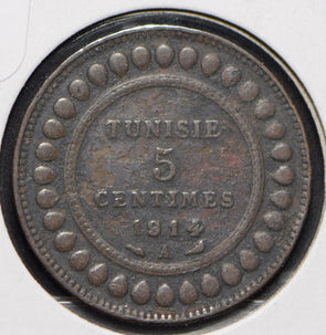 Tunisia 1914 AH 1332 5 Centimes  191290 combine shipping
