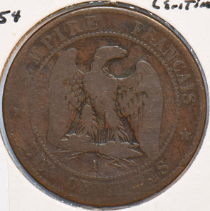 France 1854 A 10 Centimes Eagle animal 900599 combine shipping