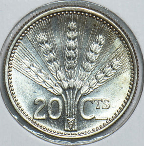 Uruguay 1954 20 Centesimos 298944 combine shipping