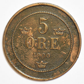 Sweden 1900 5 Ore 240636 combine shipping
