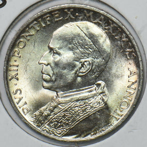 Vatican 1940 5 Lira 490972 combine shipping