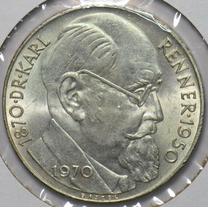Austria 1970 Silver 50 Schilling 292794 combine shipping