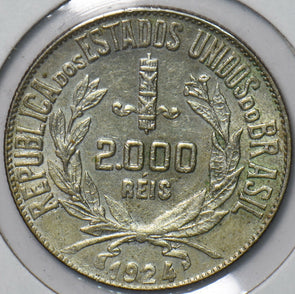 Brazil 1924 2000 Reis 193815 combine shipping