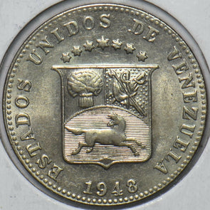 Venezuela 1948 12 1/2 Centimos Horse animal 195284 combine shipping