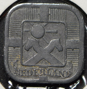 Netherlands 1941 5 Cents Horse animal  150096 combine shipping