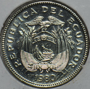 Ecuador 1980 20 Centavos BU 903569 combine shipping