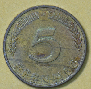 Germany 1968 5 Pfennig 191960 combine shipping