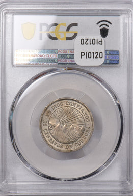 Nicaragua 1950 25 Centavos PCGS MS 64 PI0120 combine shipping