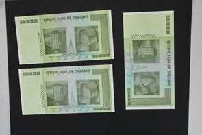 Zimbabwe 2008 10 TRILLION DOLLARS CH/CU 3 NOTE LOT RN0073 combine shipping