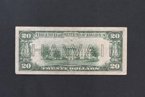 US 1934 A $20 VG-F+ (Pen Mark) Federal Reserve Notes Hawaii Overprint RC0704 com