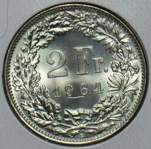 Switzerland 1964 2 Francs 490727 combine shipping