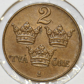 Sweden 1935 2 Ore 240459 combine shipping