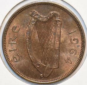 Ireland 1964 1/2 Penny Sow with piglets animal 195020 combine shipping