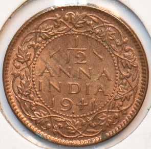 British India 1941 B 1/12 Anna 192987 combine shipping