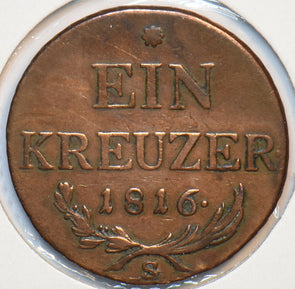 Austria 1816 S Kreuzer Eagle animal 150774 combine shipping