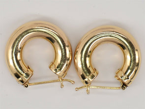 14K Gold Earrings 4.46g 0.75*0.75inch RG0081